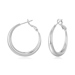 Camille Modern Hoop Earrings