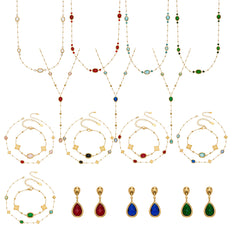 Faceted Glass Necklace, Bracelet or Earrings