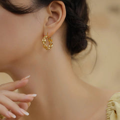 Marielle Vintage-Inspired Hoop Earrings No. 396283