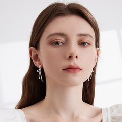 Daphne Dainty Bow Stud Earrings No. 182907