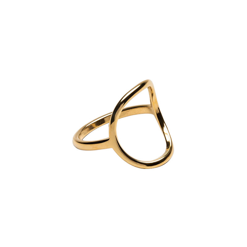 Daphne Openwork Oval Ring