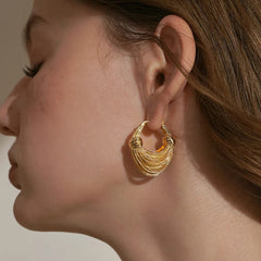 Camille Statement Tassel Drop Earrings