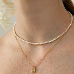 Nicolette Pearl Choker Necklace No. 006715