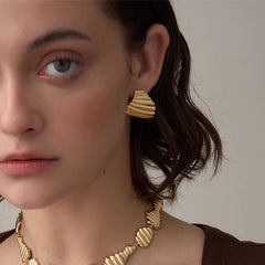 Camille Sculptural Stud Earrings