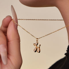 Balloon Dog Cubic Zirconia Jewelry