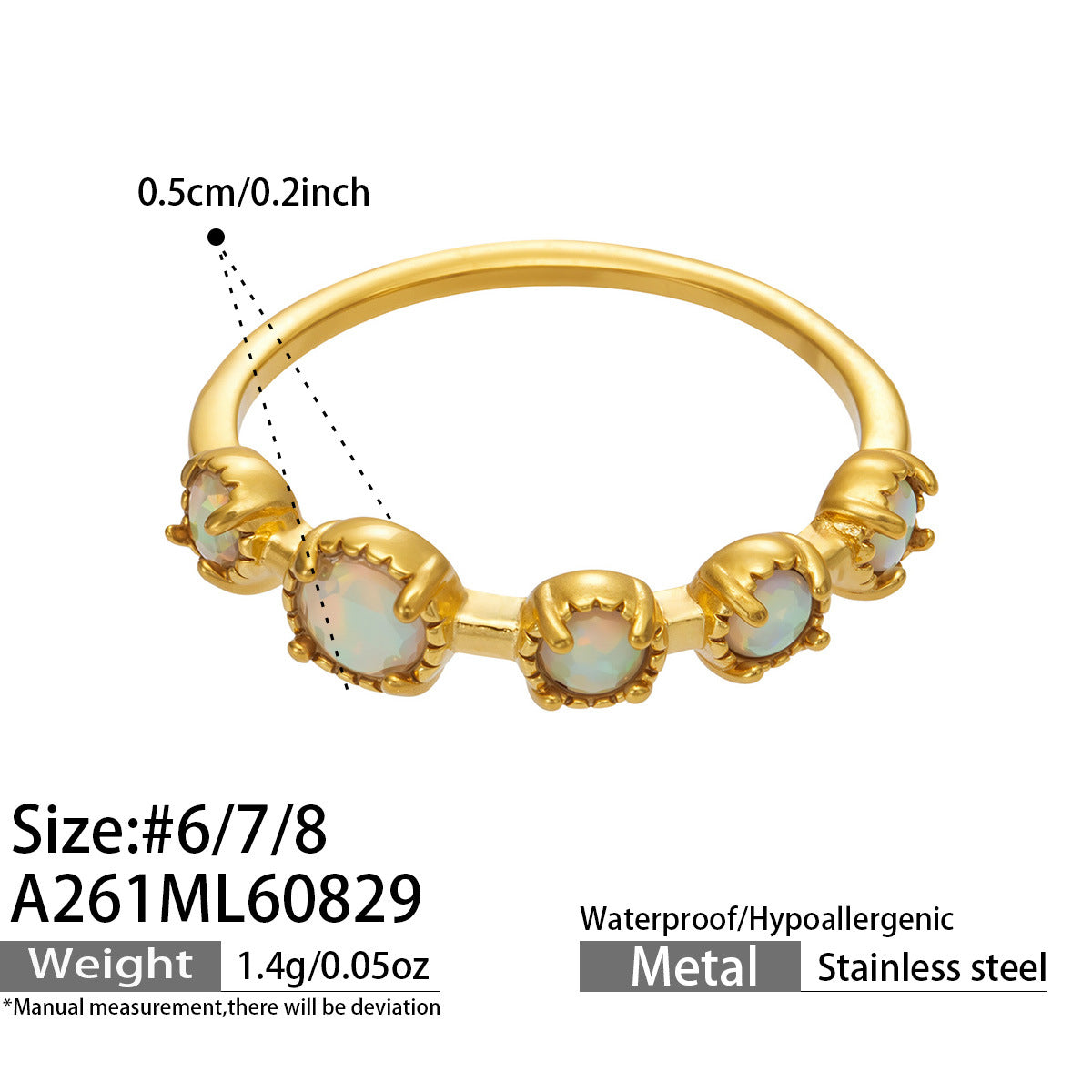 18K Gold-Plated Floral & Pearl-Accent Rings