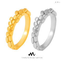 Wheat Detail Band Ring