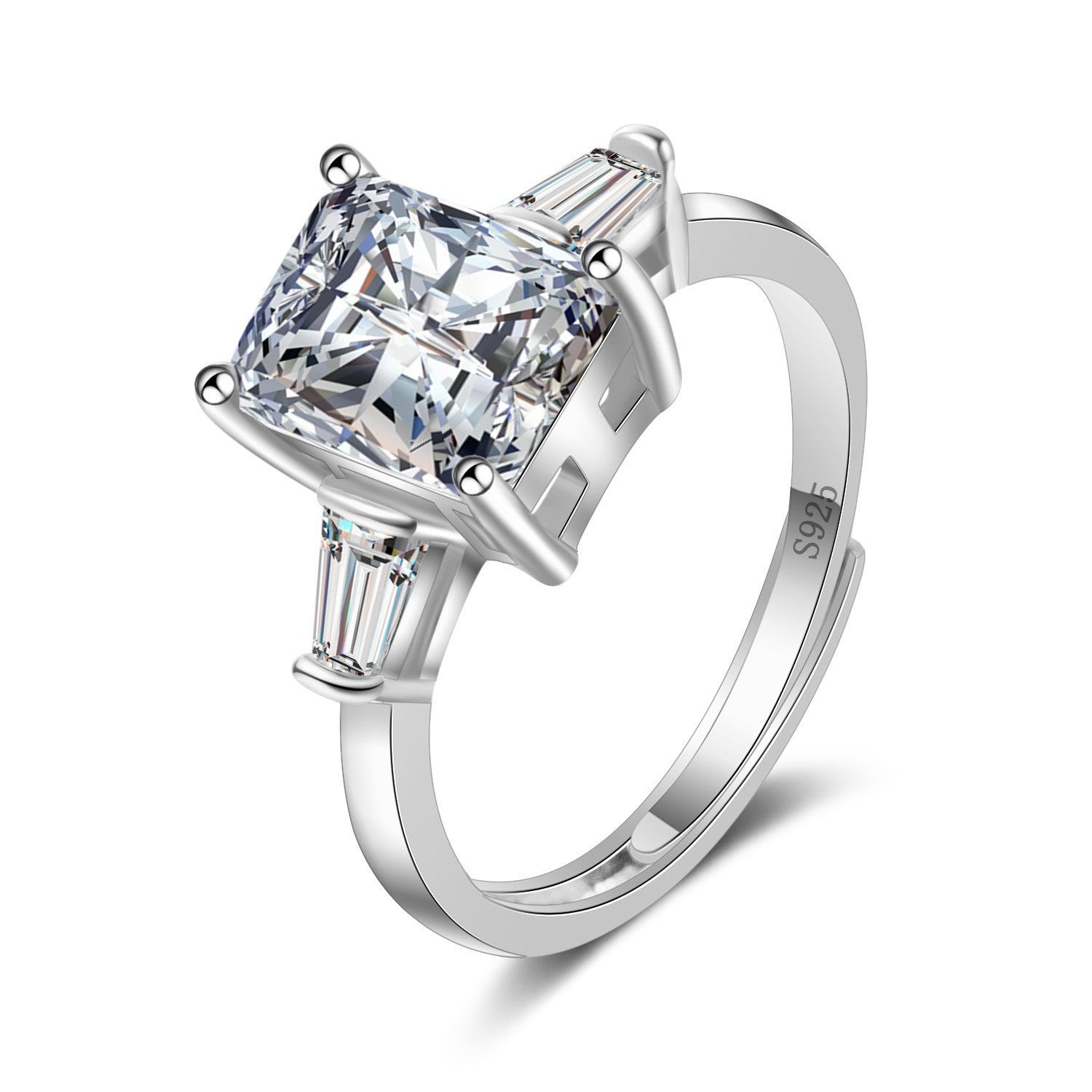 Lumière Charm Ring on a clean background