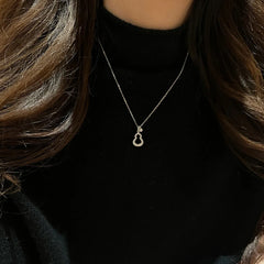 Daphne Openwork Pavé Gourd Necklace