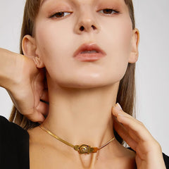 Camille Vintage-Inspired Snake Necklace