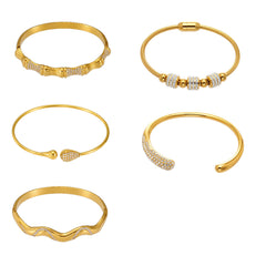 Cubic Zirconia Open Bangle Designs