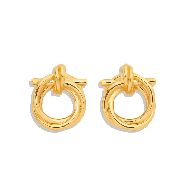 Nadine Knot Stud Earrings