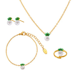 Crown and Shell Pearl-Look Jewelry Separates