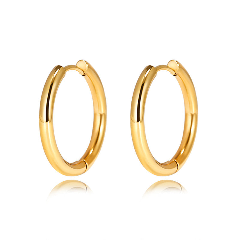 Nicolette Vintage-Inspired Huggie Earrings