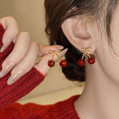 Nicolette Bow Stud Earrings