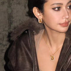 Nicolette Vintage-Inspired Pavé Stud Earrings No. 131835