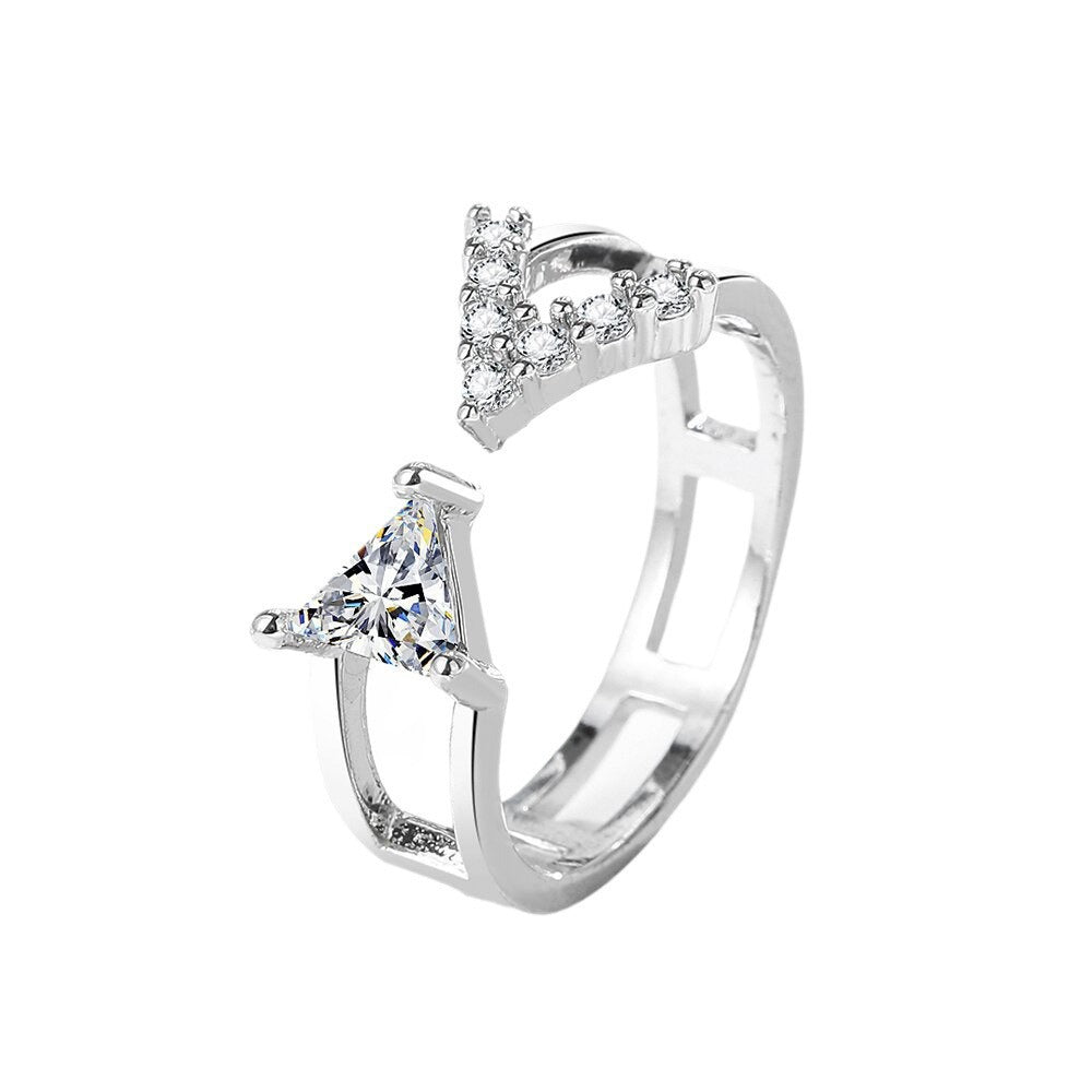 Lumière Charm Ring on a clean background