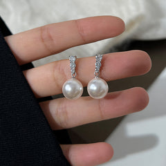 Nicolette Vintage-Inspired Pearl Drop Earrings