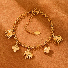 Elephant Charm Bracelet, Separate Chain or Pendant Pack