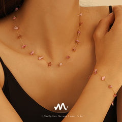 Natural Stone Chip Bracelet