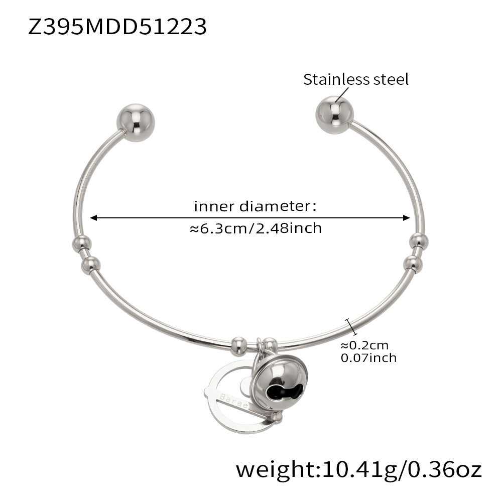 Geometric Stainless Steel Cuff & Bangle Bracelets