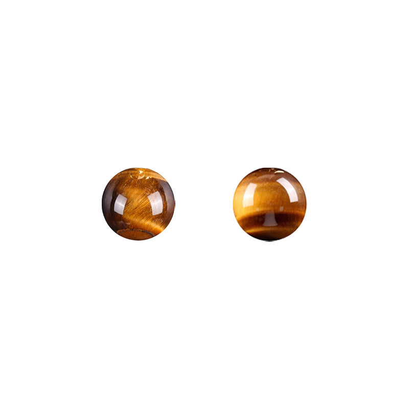 Daphne Vintage-Inspired Tiger-Eye Stud Earrings