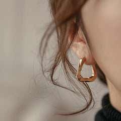 Nadine Vintage-Inspired Geometric Stud Earrings No. 907259