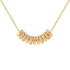 Daphne Vintage-Inspired Pavé Tassel Choker Necklace