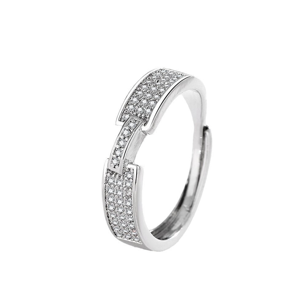 Lumière Charm Ring on a clean background
