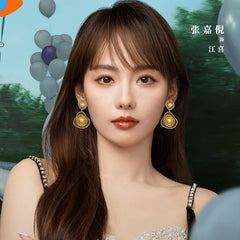 Nadine Vintage-Inspired Floral Stud Earrings