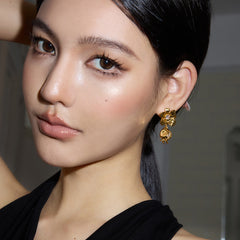 Marielle Vintage-Inspired Floral Stud Earrings