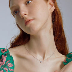 Marielle Pavé Round Pendant Necklace