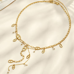 Oval Center-Bar Y Necklace Designs