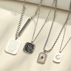 Geometric & Celestial Pendant Necklaces