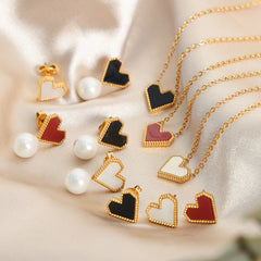 Gold-Tone Heart Necklace, Bracelet or Earrings