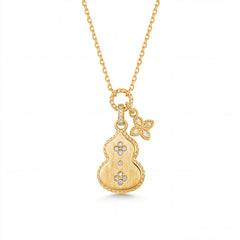 Camille Brushed Clover Choker Necklace