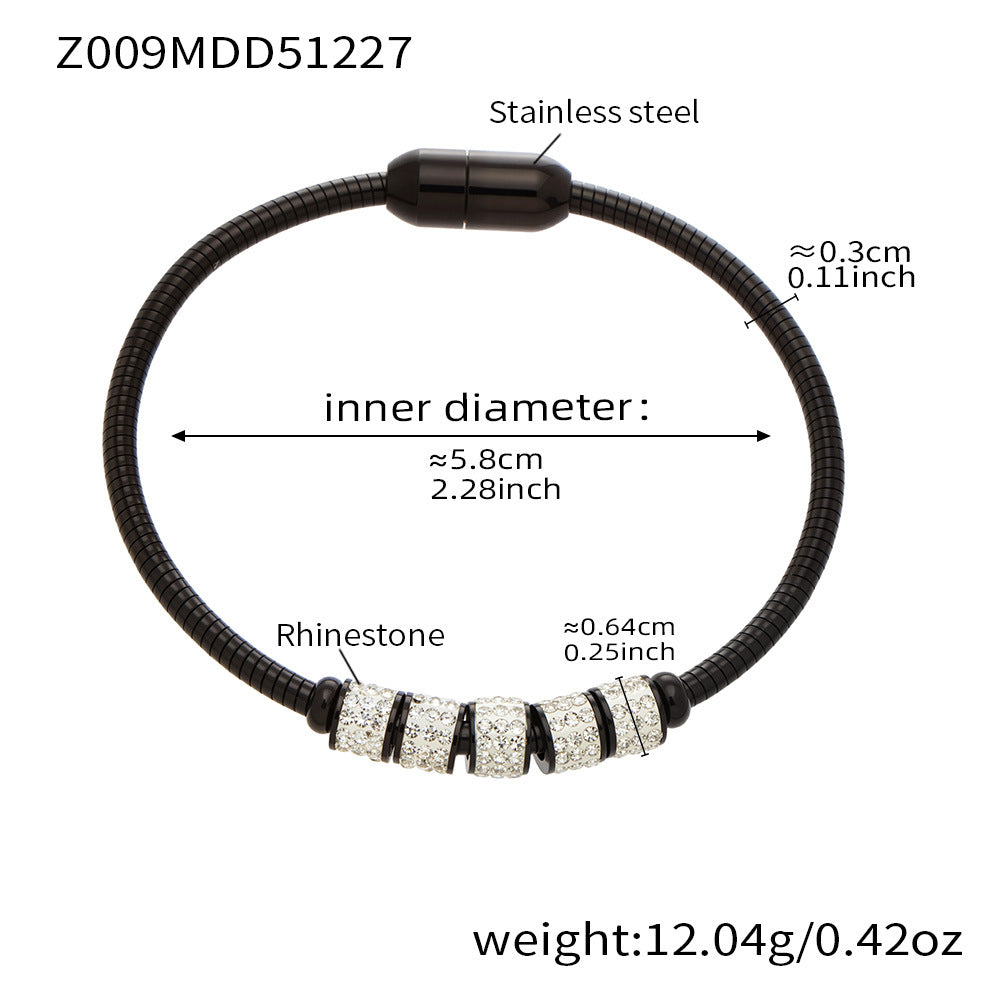 Polished and Cubic Zirconia Bracelet Designs