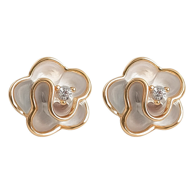Marielle Camellia Stud Earrings