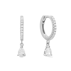 Daphne Teardrop Hoop Earrings
