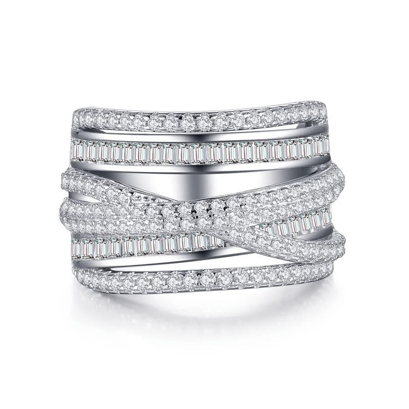 Nicolette Vintage-Inspired Pavé Adjustable Ring