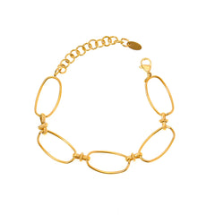 Open Oval Link Bracelet