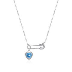 Camille Pavé Heart Pendant Necklace