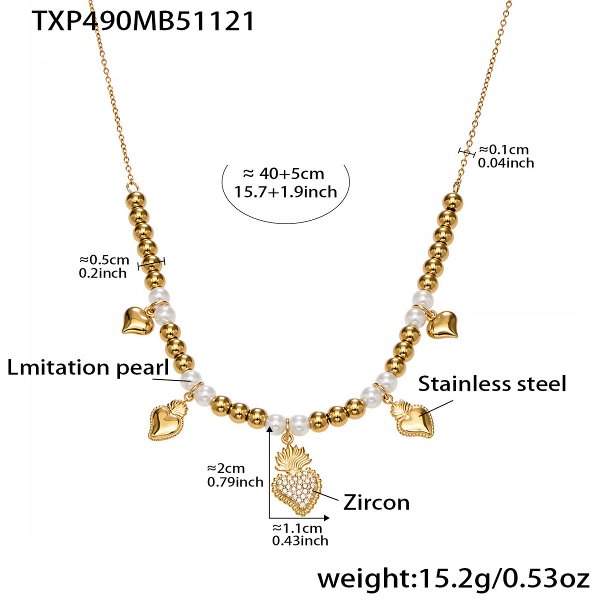Cubic Zirconia Heart Jewelry