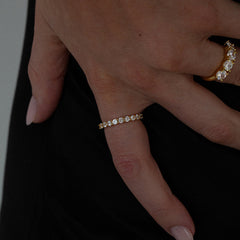 Camille Pavé Adjustable Ring