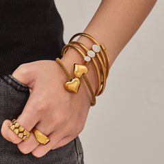 Cubic Zirconia Open Cuff Bracelet Designs
