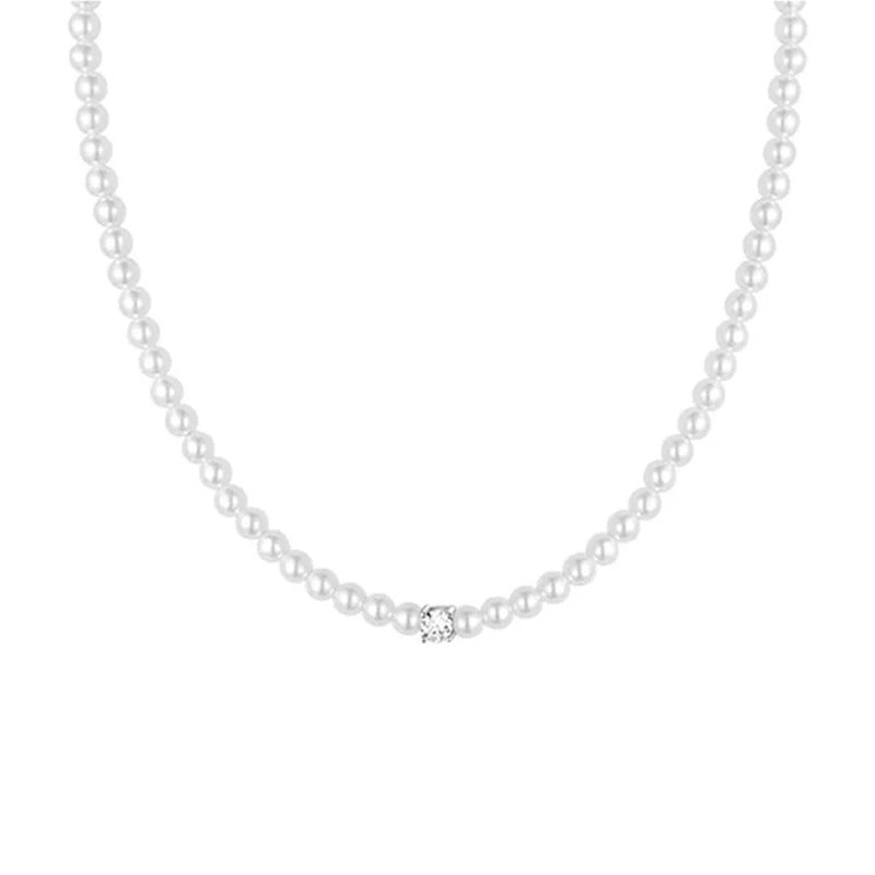 Camille Vintage-Inspired Pearl Choker Necklace No. 660091