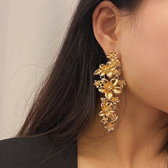 Daphne Vintage-Inspired Floral Drop Earrings
