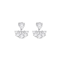 Marielle Pavé Heart Stud Earrings