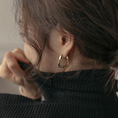 Nadine Vintage-Inspired Geometric Stud Earrings No. 907259