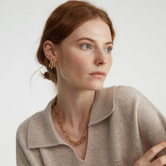 Nicolette Statement Hoop Earrings